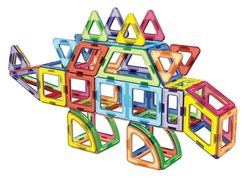 большой динозавр из магнитного конструктора