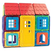 дом из магнитного конструктора