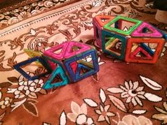 собираем из магнитного конструктора