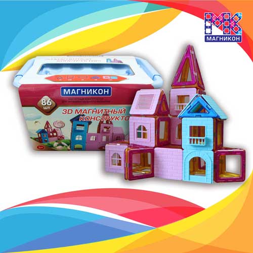 Тематические конструкторы Магникон для девочек