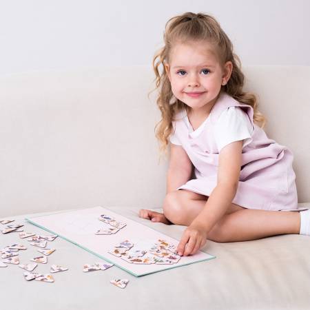 Бигр Магнитная головоломка Удивительные животные