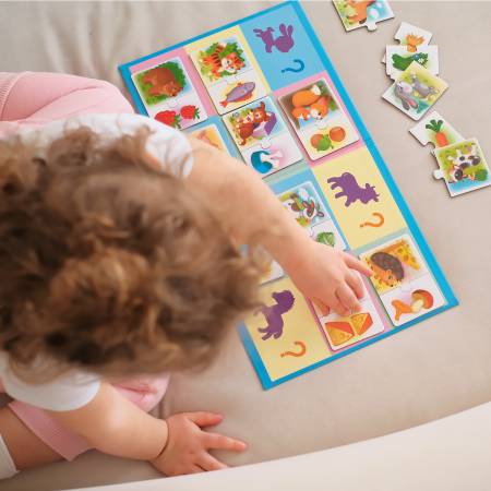 Бигр Магнитная игра Кто что ест?  Бигр Магнитная игра Кто что ест?