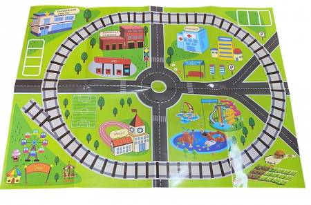 Деревянная железная дорога, 36 деталей