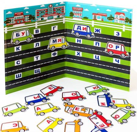 Бигр Магнитная игра Читаем по слогам