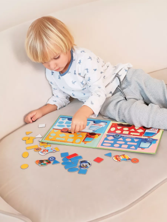 Бигр Магнитная игра Мозаика машинки Бигр Магнитная игра Мозаика машинки