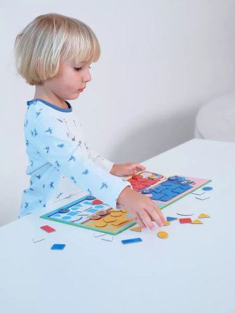 Бигр Магнитная игра Мозаика машинки Бигр Магнитная игра Мозаика машинки