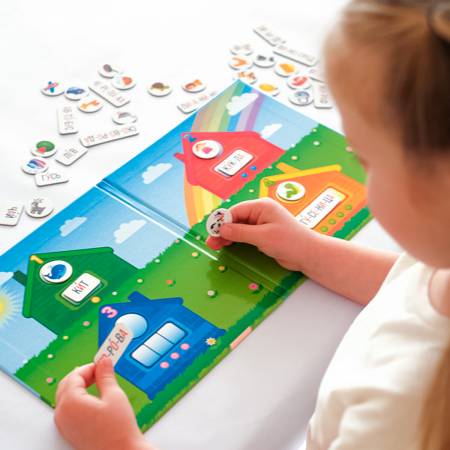 Бигр Магнитная игра Слоговые домики (мини)