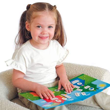 Бигр Магнитная игра Слоговые домики (мини)