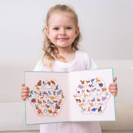 Бигр Магнитная головоломка Удивительные животные