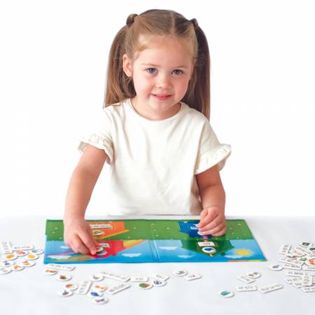 Бигр Магнитная игра Слоговые домики (мини)