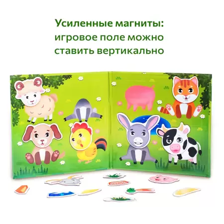 Бигр Магнитная игра "Мордашки"