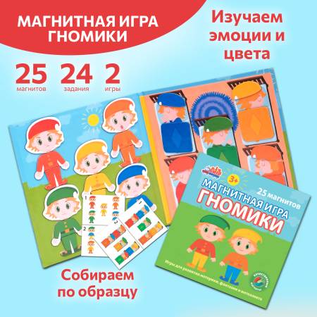 Бигр Магнитная игра Гномики