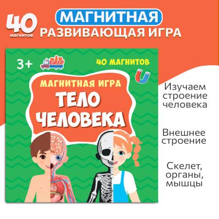 Бигр Магнитная игра "Тело человека" Бигр Магнитная игра "Тело человека"