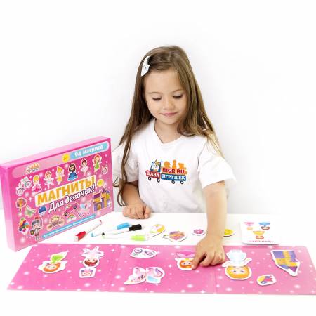 Бигр Набор магнитов для девочек
