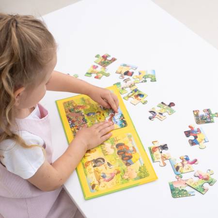 Бигр Магнитные пазлы В деревне Бигр Магнитные пазлы В деревне