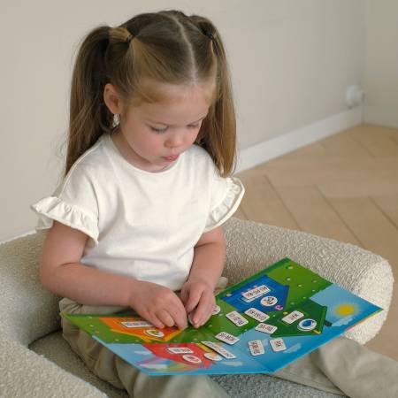 Бигр Магнитная игра Слоговые домики (мини)