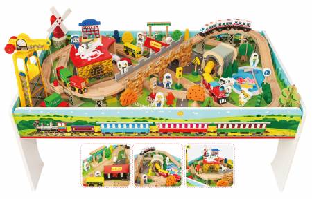 Игровой стол с жд 120 деталей