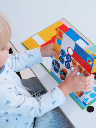 Бигр Магнитная игра Мозаика машинки Бигр Магнитная игра Мозаика машинки