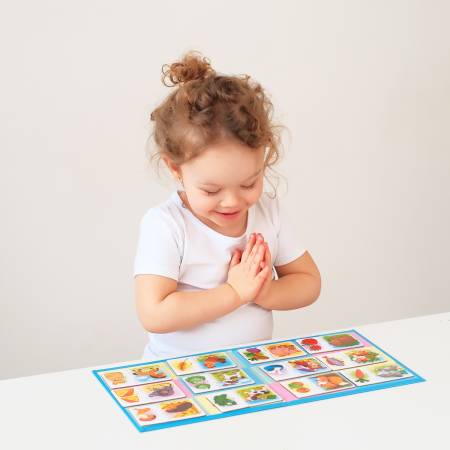 Бигр Магнитная игра Кто что ест?  Бигр Магнитная игра Кто что ест?