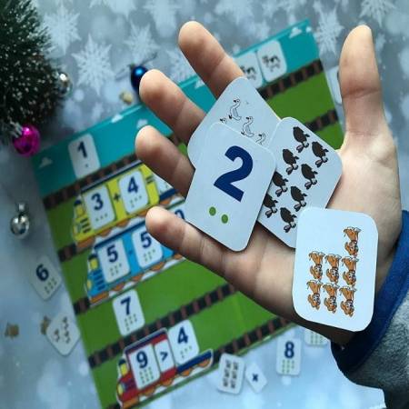 Бигр Магнитная игра Учимся считать Бигр Магнитная игра Учимся считать