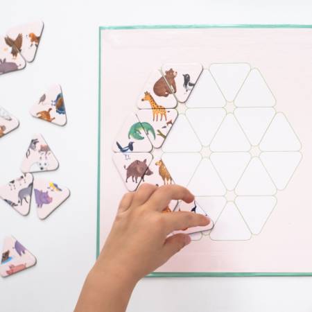 Бигр Магнитная головоломка Удивительные животные