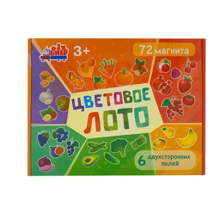 Бигр Магнитная игра Цветовое лото 
