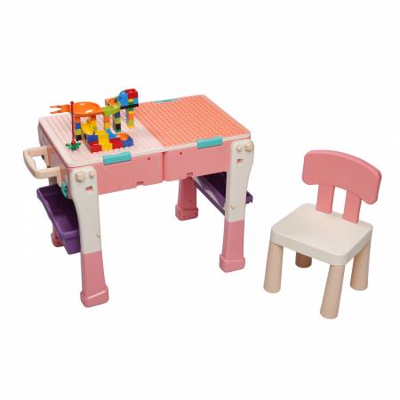 Стол для конструктора GT-08 розовый