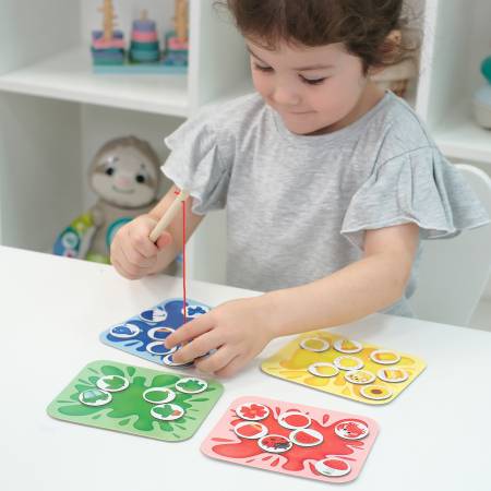 Бигр Магнитная игра Цветная рыбалка