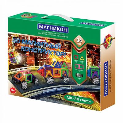 Магнитный конструктор экскаватор Магнитный конструктор экскаватор
