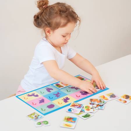 Бигр Магнитная игра Кто что ест?  Бигр Магнитная игра Кто что ест?