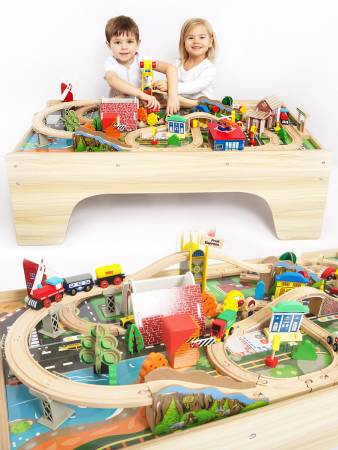 Игровой стол с жд 118 деталей