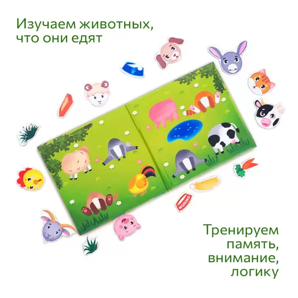 Магнитная игра "Мордашки"