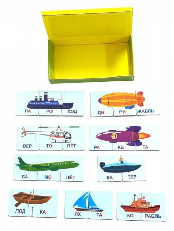 Магнитные пазлы Транспорт Магнитные пазлы Транспорт