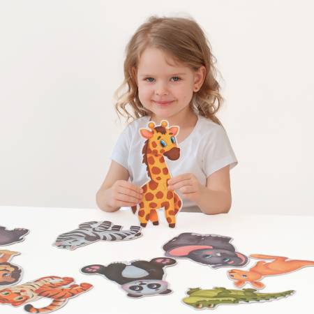 Бигр Тропические животные пазлы