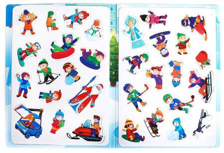 Бигр Магнитная игра Зимние забавы Бигр Магнитная игра Зимние забавы